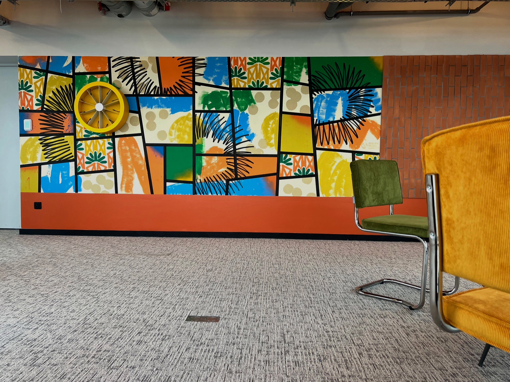 Fresque murale Arboretum — Comet (1/2) — Atelier Nickel Chrome