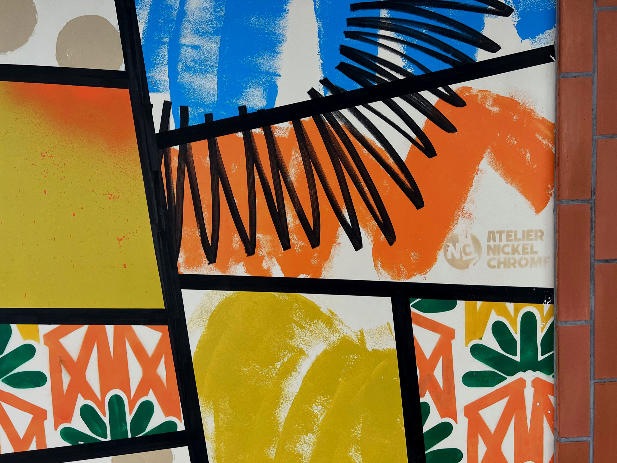Détail fresque Arboretum — Comet (1/2)