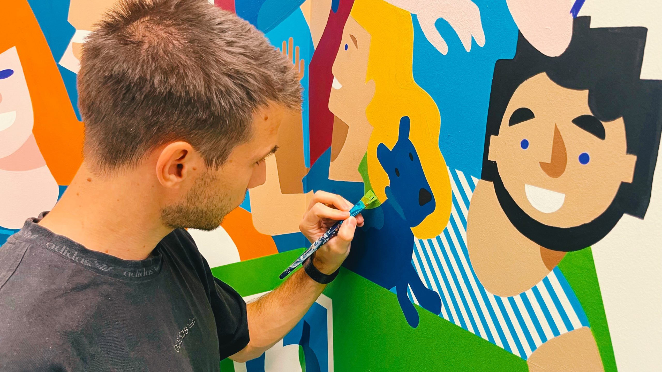 Détail fresque BlaBlaCar