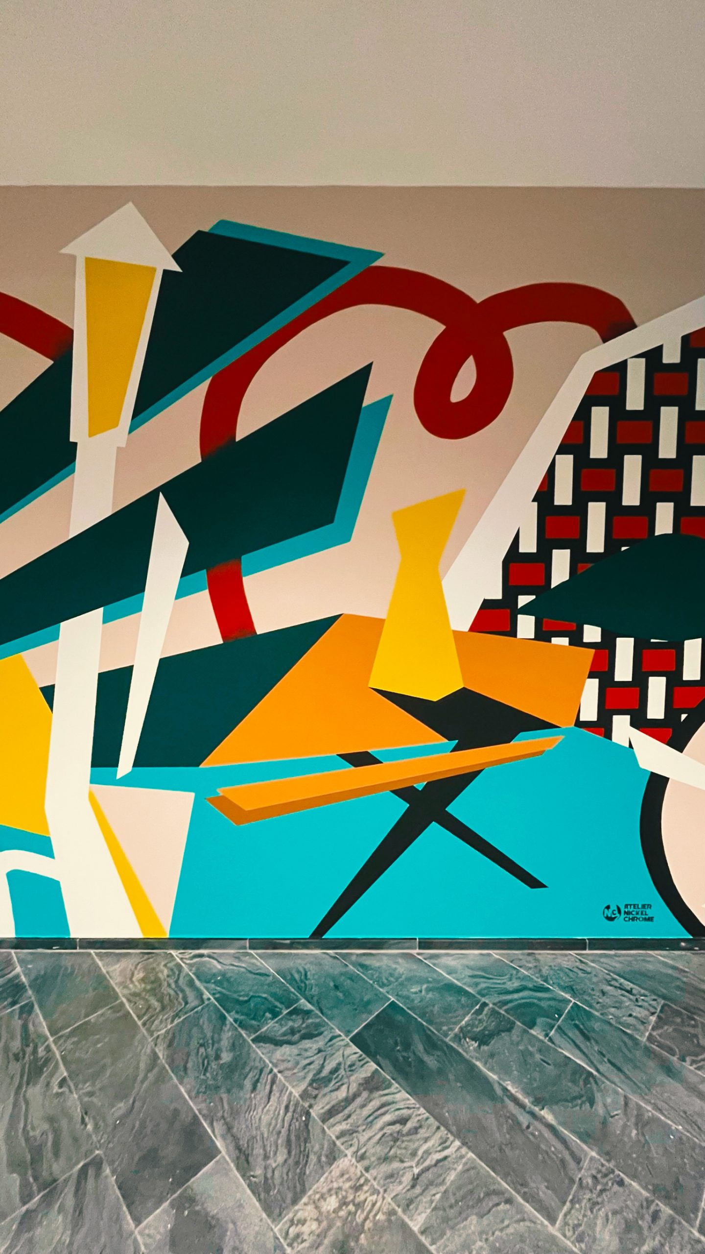 Détail fresque Comet · Landscape