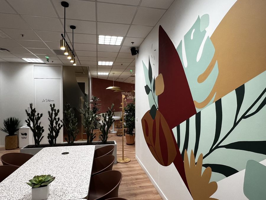 Fresque murale Imagin'Office — Atelier Nickel Chrome