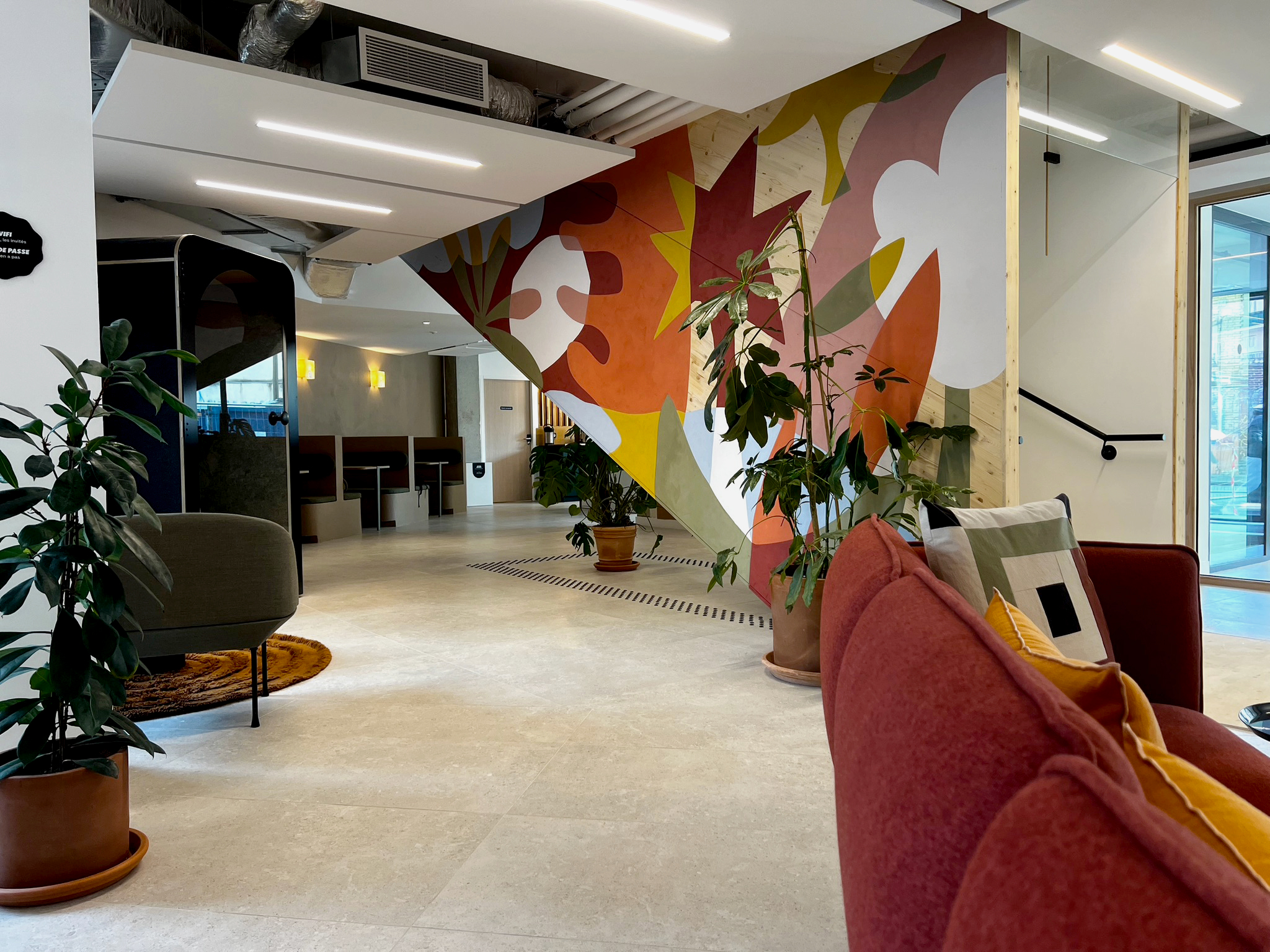 Fresque murale Morning Boulogne — Atelier Nickel Chrome