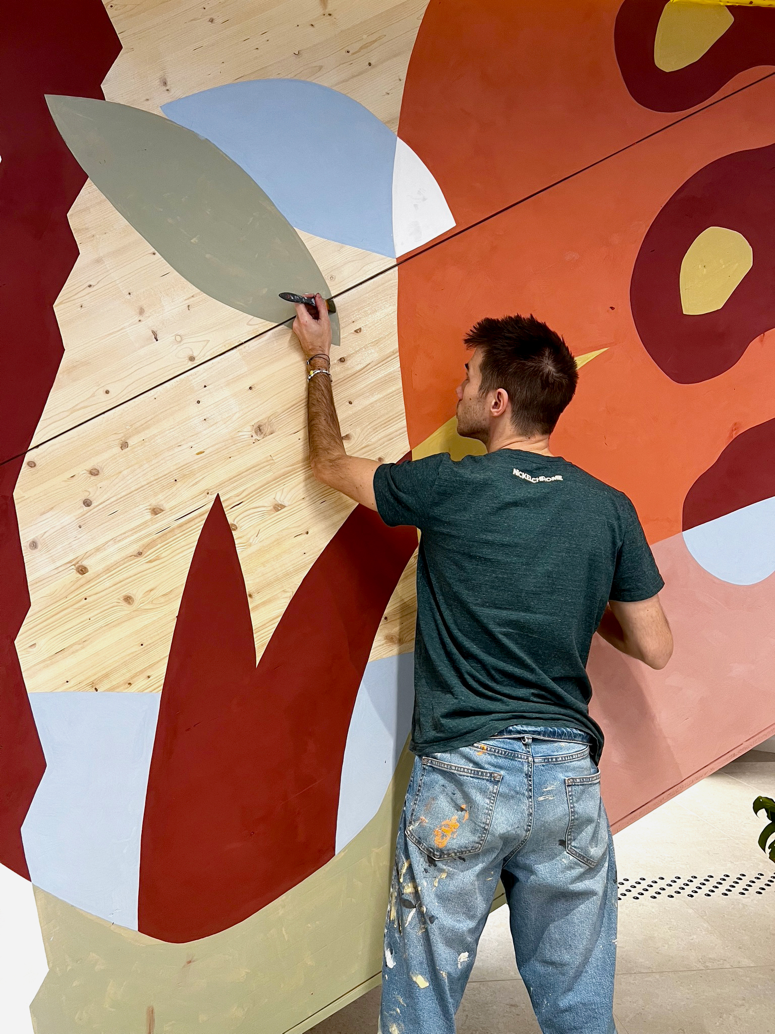 Détail fresque Morning Boulogne