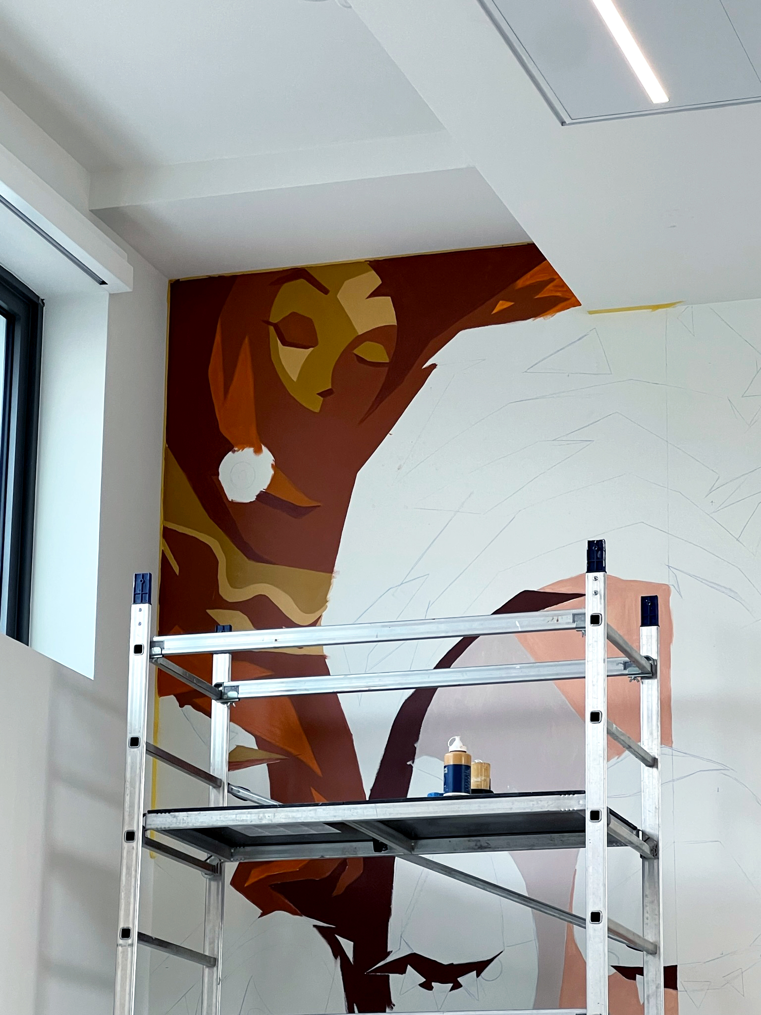 Fresque murale Newen — Atelier Nickel Chrome