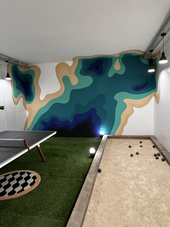 Fresque murale No Place Like Work — Atelier Nickel Chrome
