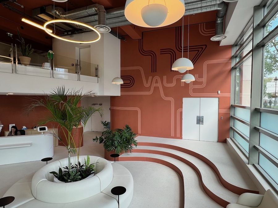 Fresque murale Swiss Life — Atelier Nickel Chrome
